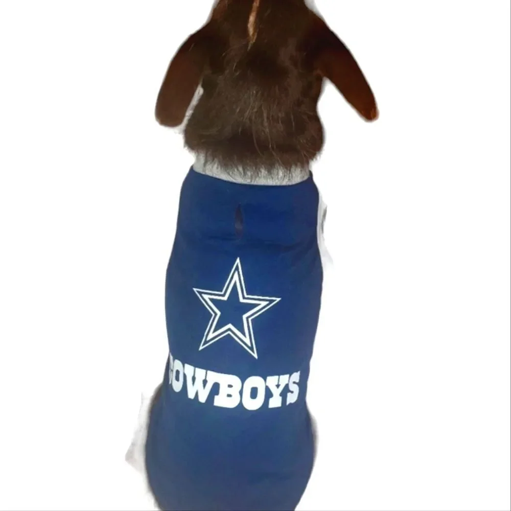 NFL Dallas Cowboys Dog Tshirt Size Small Or Medium